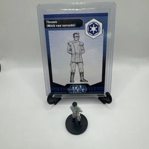 Star Wars Minis WOTC Imperial Entanglements Thrawn (Mitth’raw’ nuruodo mit Karte - Bild 1 von 2
