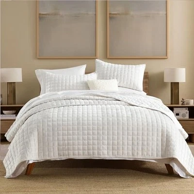  California King Comforter Set for Bed - 100% Cotton Cal King Size, Black  - Image 1 of 4