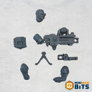 Scout Squad Heavy Bolter Upgrade Bits - Warhammer 40k Space Marines Bits - Foto 1 di 1