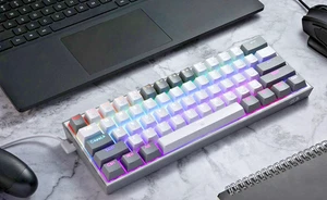 Redragon K617 Fizz 60% RGB Mechanical Gaming Keyboard – Wired, Red Switch - Picture 1 of 8
