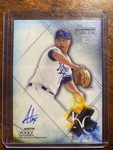2021 Bowman Sterling Austin Cox Auto Kansas City Royals - Picture 1 of 2