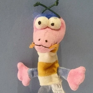 Jellycat 1999 - funky dragon VERY RARE Finger Puppet New - Picture 1 of 9