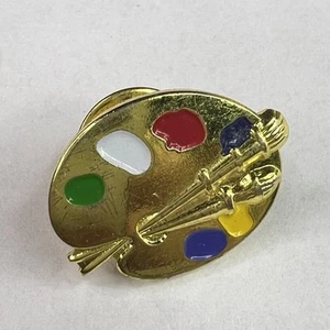 Art Artist Paint Palette Vintage Pin Hat Pin - Picture 1 of 1