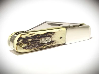 💥 1999 Case XX 52009 1/2 SS ~ Barlow ~ Beautiful Stag ~ Never Sharpened ~ USED - Image 1 of 4