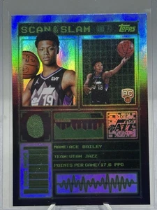 2025-26 Topps Ace Bailey Scan And Slam #SS-30 Exclusive Jazz Rookie - Picture 1 of 9
