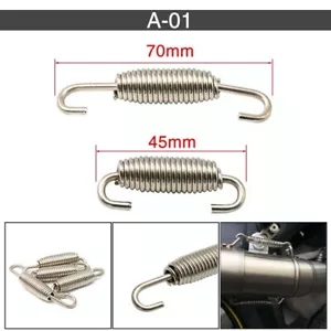 2PCS Motorcycle Stainless Steel Exhaust Mounting Spring - Picture 1 of 2