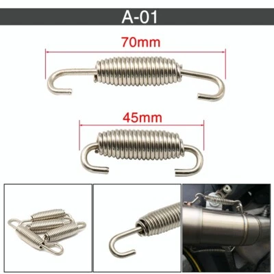2PCS  Motorcycle Stainless Steel Exhaust Mounting Spring - Image 1 of 2