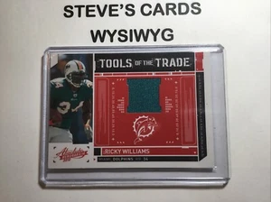 RICKY WILLIAMS 2010 Absolute Memorabilia - Tools of the Trade Red #62/250 - Picture 1 of 4