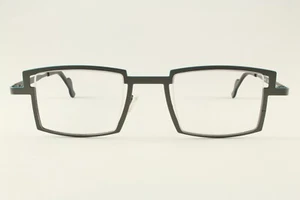 Rare Authentic Theo Shift 414 45mm Gray Blue Frames Glasses Belgium - Picture 1 of 6