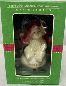 Departamento 56 Snowbabies "Primera Navidad del Bebé" Adorno Nuevo En Caja  - Imagen 1 de 1