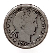 1910 S Barber Silver Half Dollar (CO709)