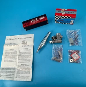 Nova Rossi R21 Vintage Marine Nitro Engine w/Axe Rossi Motor Speed Pipe - Picture 1 of 14