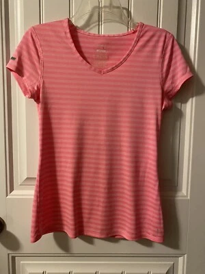 Danskin Now Women’s Top Semi Fitted Dri More Pink Striped  Size Small - Image 1 of 4
