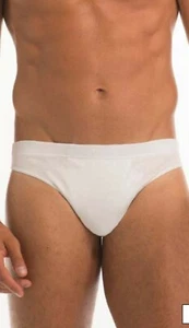 SLIP BIANCO UOMO filo di scozia 6 pezzi - Imagen 1 de 8