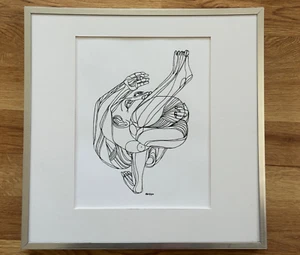 JOHN RUSSO INSIDE OUT GERAHMTER/MATTIERTER DRUCK 13,5" x 13,5" - Bild 1 von 4