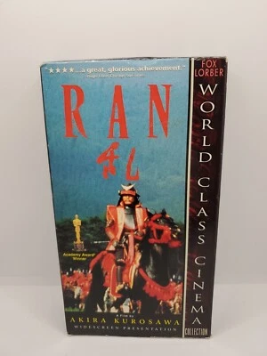 Ran Akira Kurosawas Masterpiece Japanese With English Subtitles VHS 1993 - Image 1 of 4
