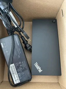 Lenovo ThinkPad USB-C Dock Gen 2 LDC-G2 40AS 03X7609 Docking Station + 90W - Picture 1 of 4