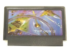 Cartucho de juego Top Gun 2 vintage años 90 RARO Famicom Nes 8 bits