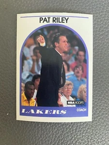 Pat Riley  1989 Hoops  #108- LA Lakers Coach Card - Picture 1 of 2