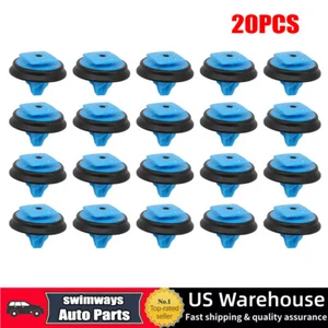 20pcs Flare Molding Retaining Clip Plastic for 2015-2020 Jeep Renegade blue - Foto 1 di 13