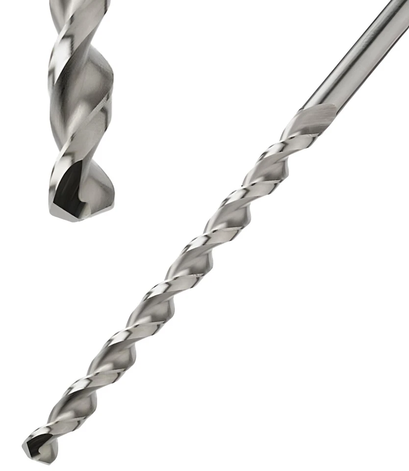 HSS-E Spiralbohrer Ø 2-12 mm Bohrer 130° Extralang, Tieflochbohrer, Metallbohrer - Bild 1 von 4
