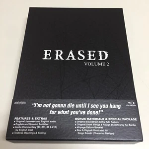Erased Volume 2 Two Blu-Ray Box Set English Aniplex Anime Limited Edition - Picture 1 of 10