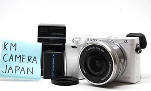 [NEAR MINT] Sony Alpha A6000 [SC 571] 24.3MP Digital Camera w lens white #004 - Picture 1 of 16