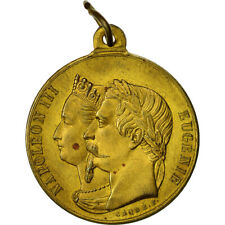 [#553298] Algeria, Médaille, Napoléon III, Voyage Impérial en Algérie, 1860, Caq
