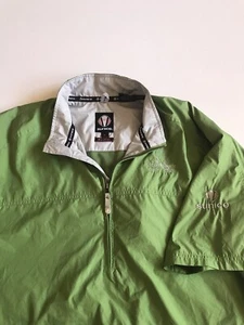 Sunice Weather Mens Large Green 1/2 Zip Grayhawk Golf Club S/S Golf Windbreaker - Picture 1 of 9