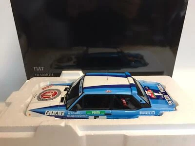 Kyosho Fiat 131 Abarth #5 Rohrl Rally Portugal 1980 1/18 08376A - Immagine 1 di 2
