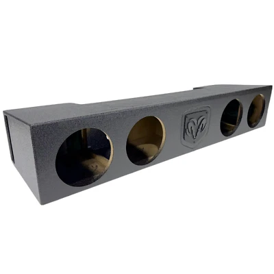Dodge Ram 1500 2019-2024 doble cabina subcaja 4x8” subwoofer carcasa con puerto Foto 1 de 4