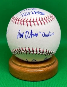 WILLY WONKA CHARLIE & THE CHOCOLATE FACTORY CAST AUTOGRAPH AUTO BASEBALL ONYX - Picture 1 of 5