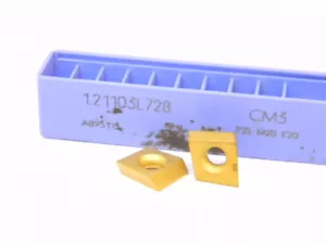 NEW SURPLUS 2PCS. HERTEL 1.21103L728 GRADE: CM3 CARBIDE INSERTS - Picture 1 of 1