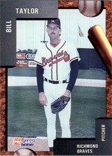 1992 Richmond Braves Fleer/ProCards #378 Bill Taylor