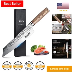 Japanese Kiritsuke Chef Knife - High Carbon Steel, Hand Forged, Pakkawood Handle - Picture 1 of 9
