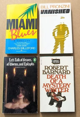 4 book mystery/thriller lot: Willeford/Miami Blues, Pronzini Nameless Detective - Image 1 of 3