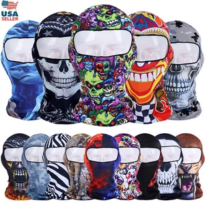 Balaclava 3D Ski Animal Cool Skull Full Face Mask for Music Festivals Halloween - Picture 1 of 143