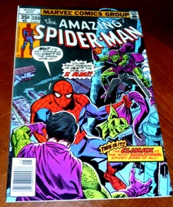 AMAZING SPIDER-MAN #180 (1978)  NM- (9.2) cond. KEY:  GREEN GOBLIN, SILVERMANE - Picture 1 of 6