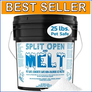 Rapid Melting Non-Chloride Ice Melt - Pet Safe, 25 lbs for Outdoors & Indoors - Picture 1 of 10