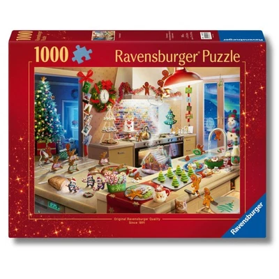 Ravensburger - Puzzle 1000 Pezzi Birbanti Natalizi | Puzzle Adulti E Famigl QA8z - Immagine 1 di 4