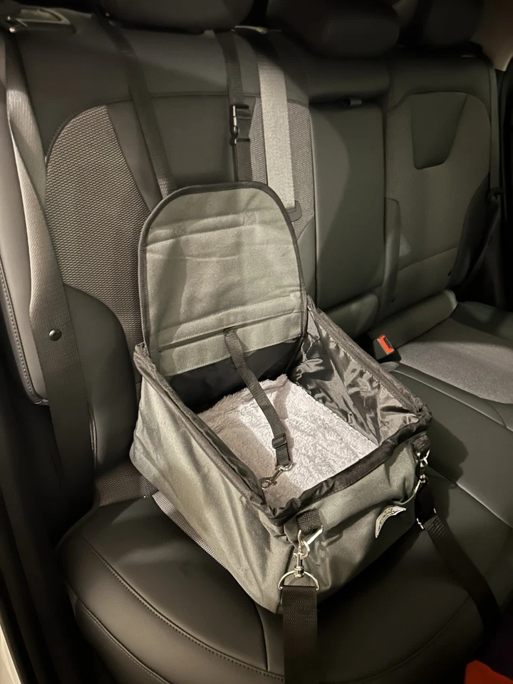 Top Paw Small Dog Vehicle Booster Seat 灰色 — 第 1/4 张图片