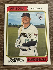 2023 Topps Heritage #355 Gabriel Moreno Rookie Diamondbacks Baseballkarte - Bild 1 von 2