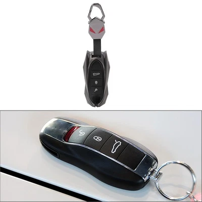 Fernschlüsselgehäuse für Porsche 718 911 Macan Cayenne Cayman Boxster Mattschwar - Image 1 of 4