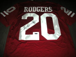 JERSEY NIKE CON LICENCIA OFICIAL FIRMADA POR JOHNNY RODGERS NEBRASKA HUSKERS TRISTAR/CERTIFICADO DE AUTENTICIDAD - Imagen 1 de 2