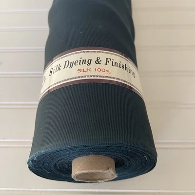 SILK GREEN , FABRIC 10 Yards x 22 Inches Wide or 360 Inches x 22 Wide - Image 1 of 4