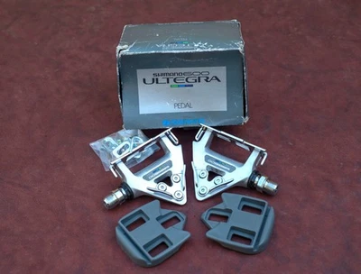 Pedales tricolor Shimano PD M-6400 Ultegra, NOS Foto 1 de 2