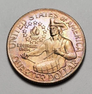 TONED 1976 P WASHINGTON QUARTER UNC #C9812 - Picture 1 of 2