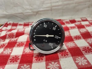 Stewart Warner 828663. Std AIR Gauge-3 3/4 Inch Wide D 368-P-12V-X - Picture 1 of 12