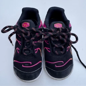 Nike Air Max Plus Negro Activo Rosa Kumquat Talla 10 Niño Swoosh Tenis - Imagen 1 de 8