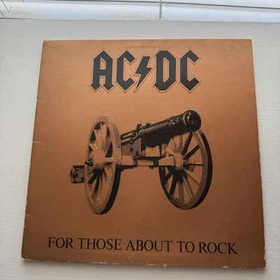 AC/DC, For Those About To Rock ( We Salute You), 1981 1st Atlantic Vinyl Record Foto 1 de 4